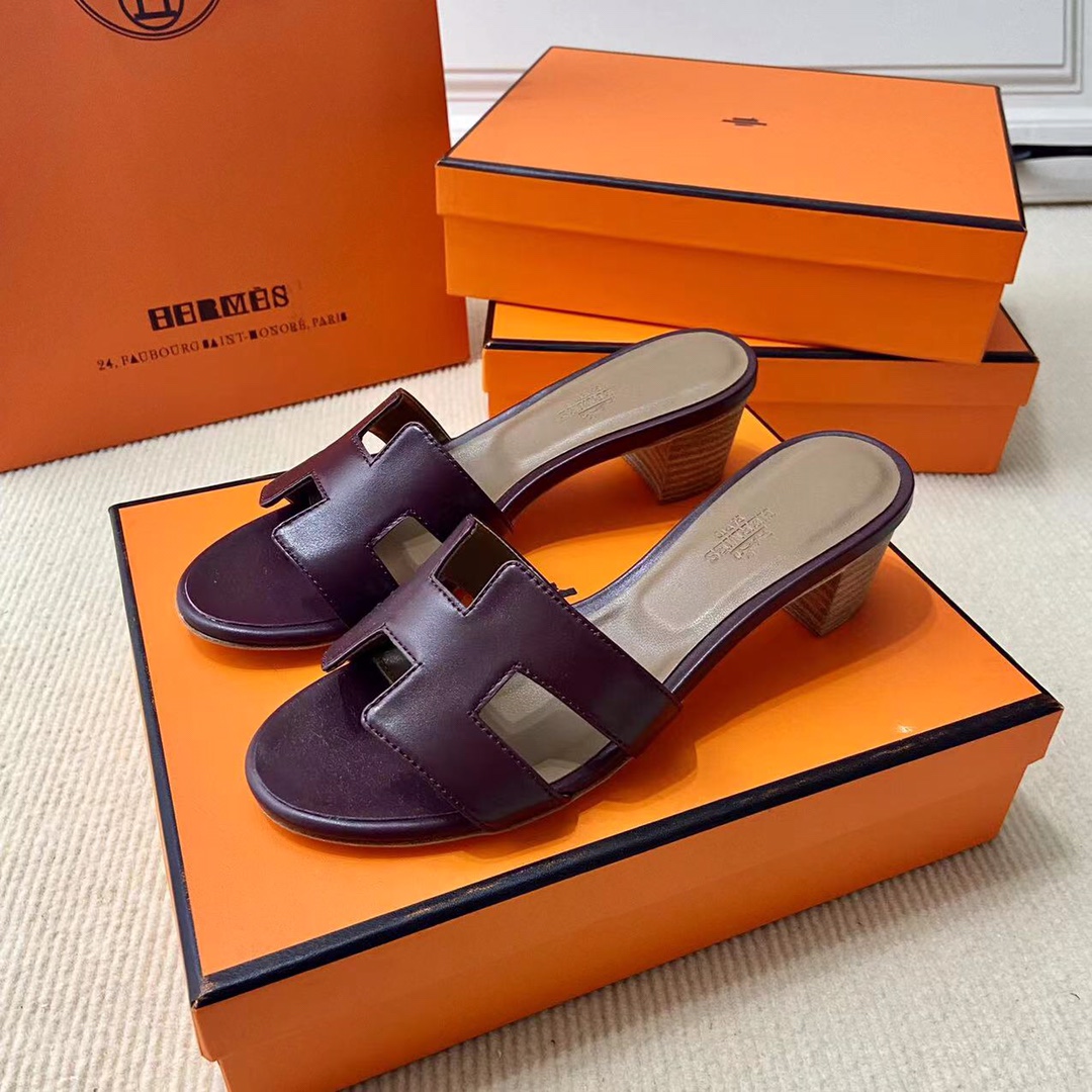 에르메스 올수공 오아시스 슬리퍼 샌들 스위프트 41